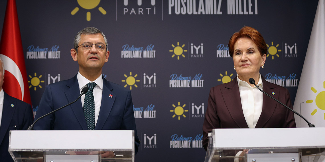 Özgür Özel Akşener ile bir araya geldi
