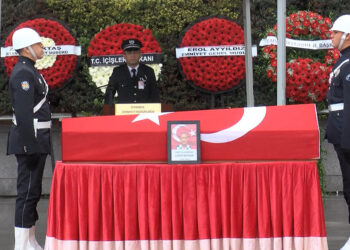 Şehit polis Lütfi Baykar için tören düzenlendi