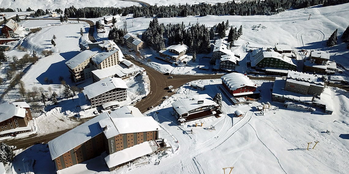 Uludağ'daki tesislerde, sezon hazırlıkları hızlandı