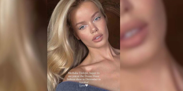 Ünlü Top Model Frida Aasen'den Türkiye'ye mesaj