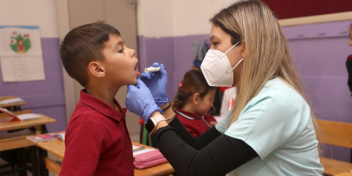 Öğrencilere ağız ve diş sağlığı taraması yapıldı