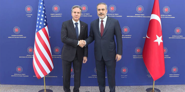 Hakan Fidan Antony Blinken ile bir araya geldi