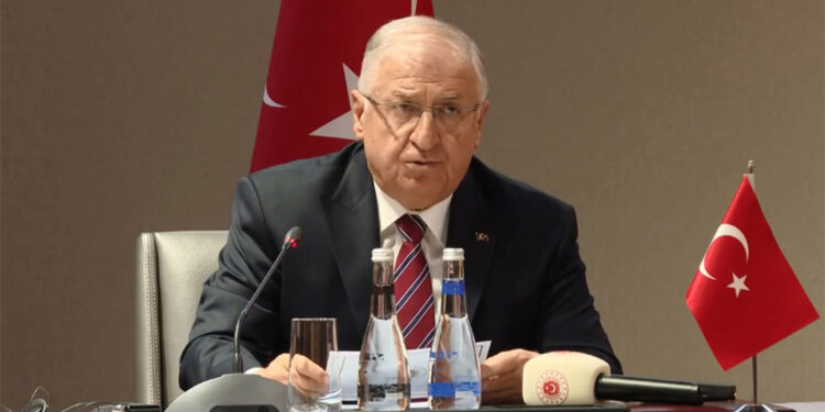 Bakan Güler, Azerbaycan ve Gürcistan Savunma Bakanı ile görüştü