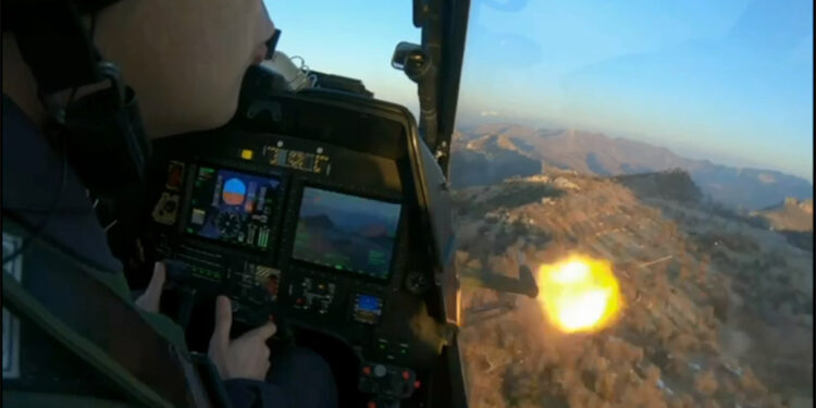 21 sığınak ve mağara imha edildi