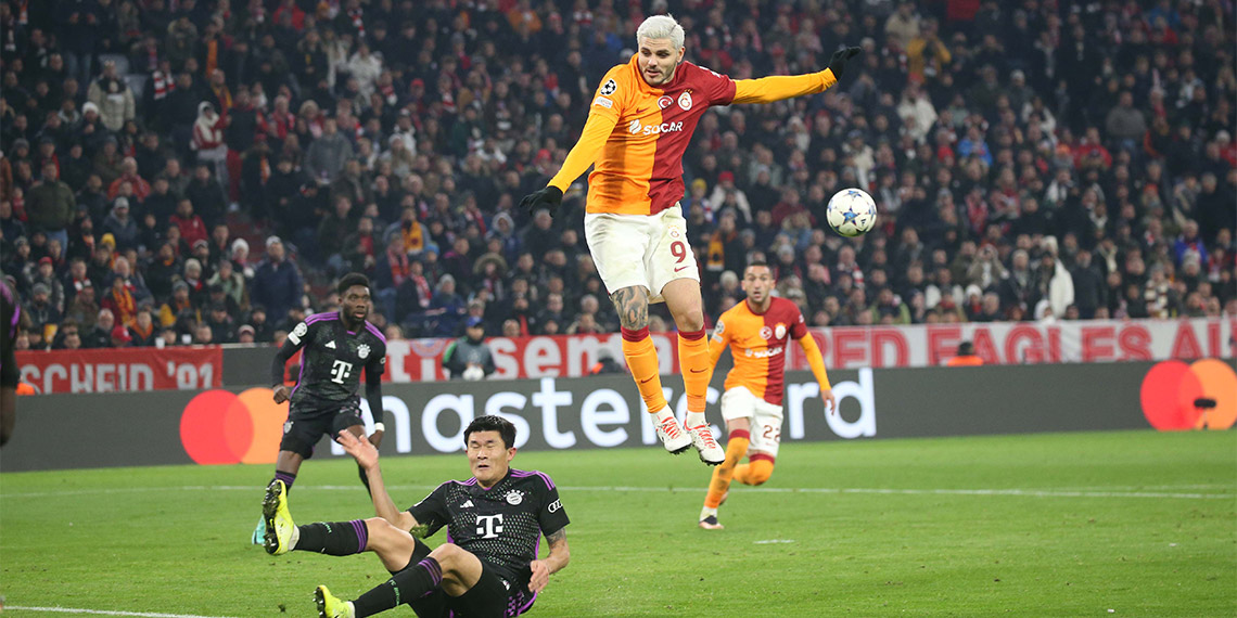 Galatasaray Bayern Münih'e 2-1 yenildi