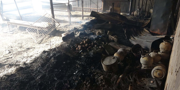 Çanakkale'deki orman yangını dron ile görüntülendi