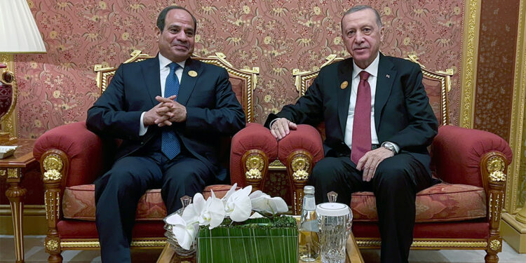 Erdoğan Mısır Cumhurbaşkanı Sisi ile görüştü