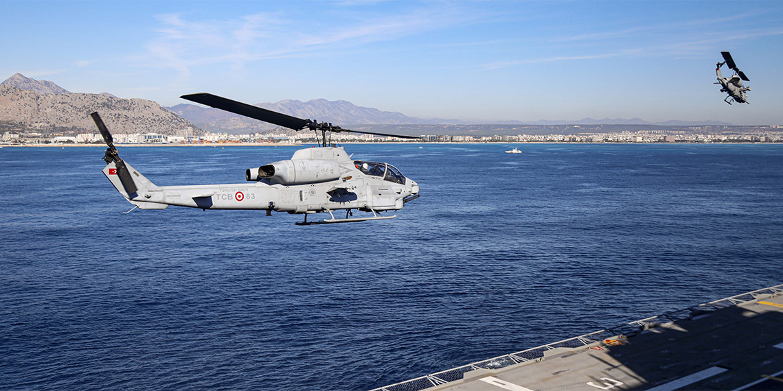 Doğu Akdeniz tatbikatında Zırhlı Amfibi Hücum Aracı kullanıldı