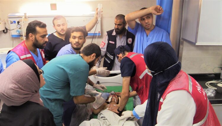 Al Quds hastanesi de hizmet dışı kaldı