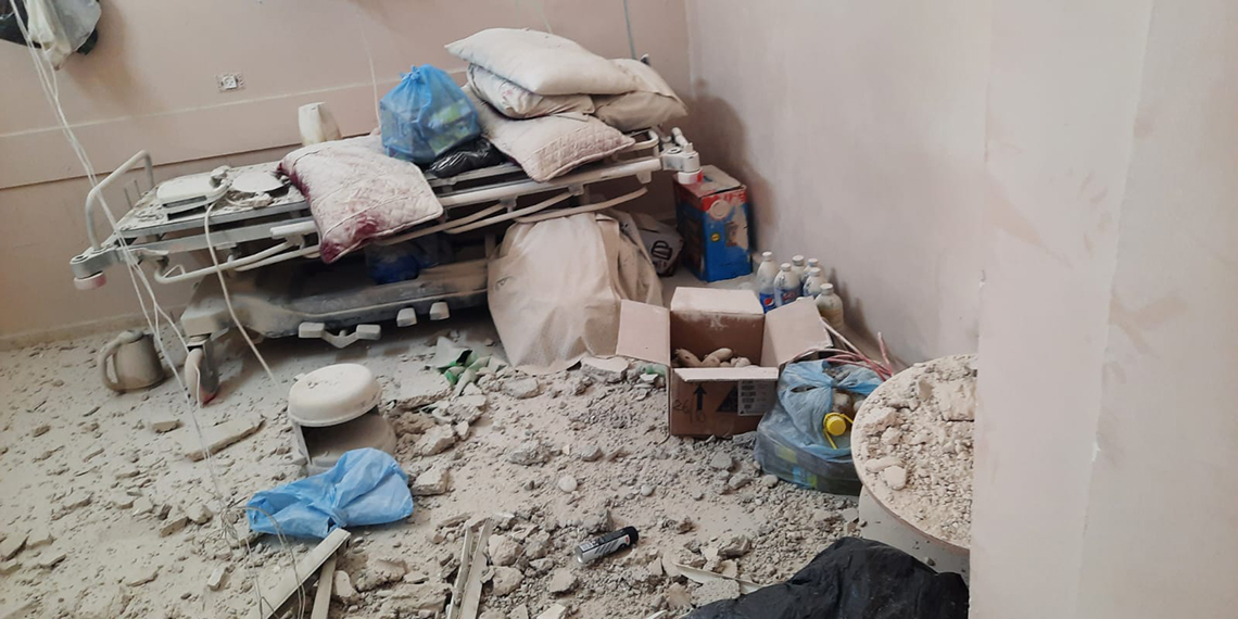 Gazze'nin kuzeyinde faaliyette olan sadece bir hastane kaldı