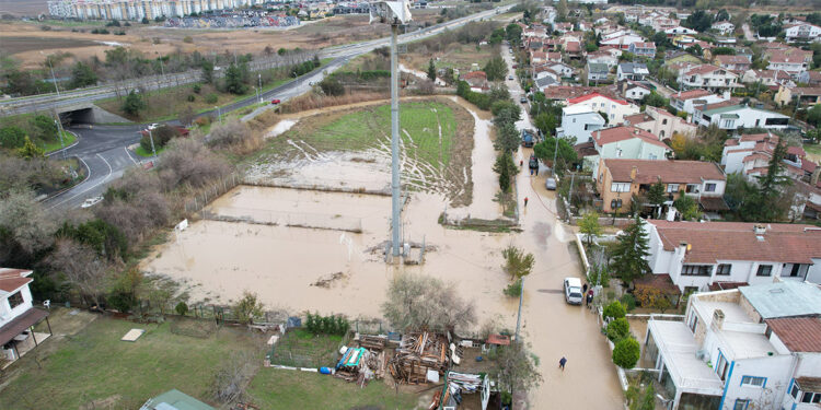 Silivri'de sel sonrası son durum