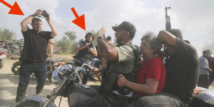 Sınırdan Hamas'la giren foto muhabirleri vardı