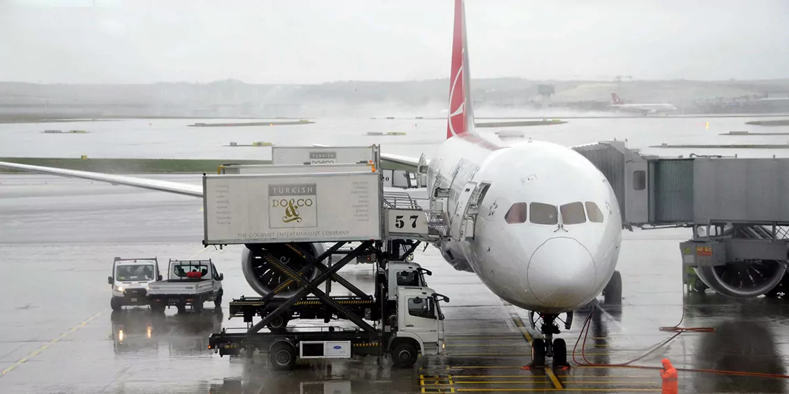 İstanbul'da fırtına hava ulaşımını aksattı