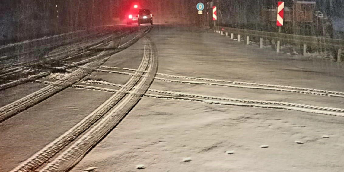 Kocayayla geçidi beyaza büründü