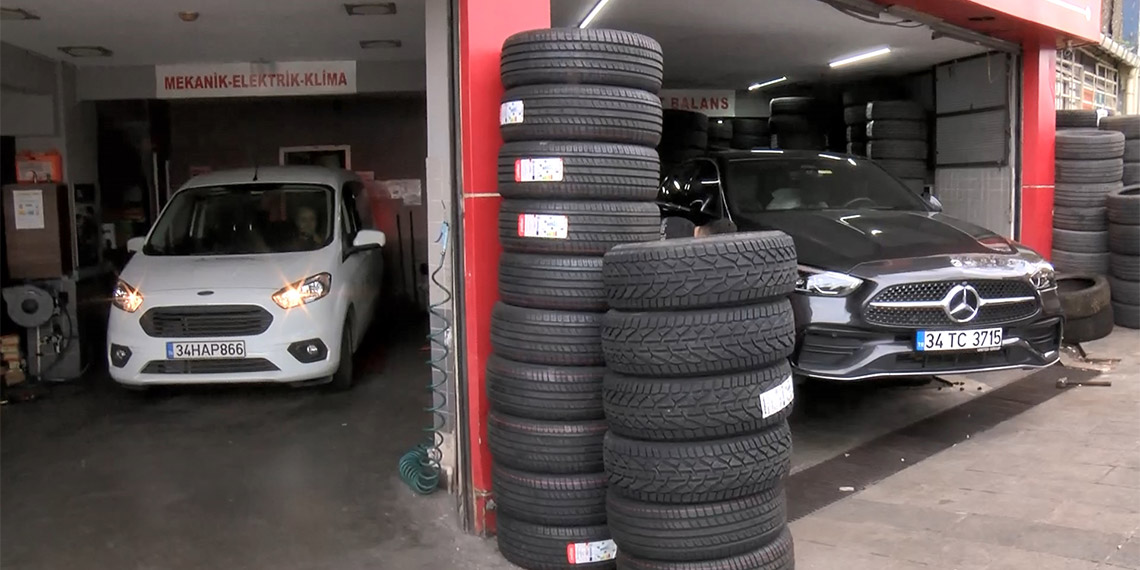 Lastikçilerde 25 Kasım kış lastiği yoğunluğu