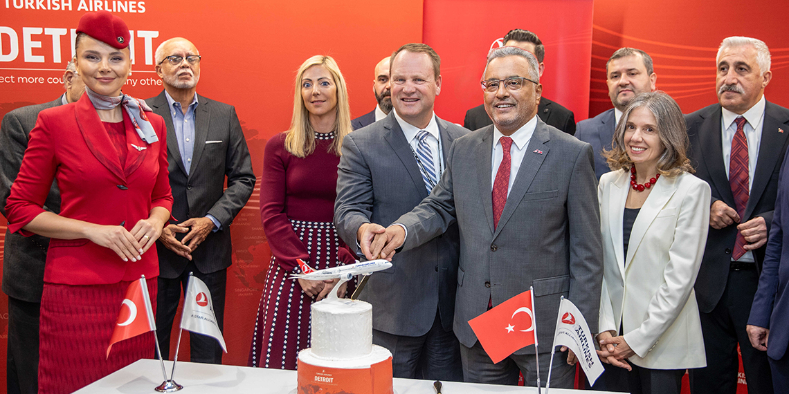 THY, ABD'nin Detroit şehrine direkt seferlere başladı