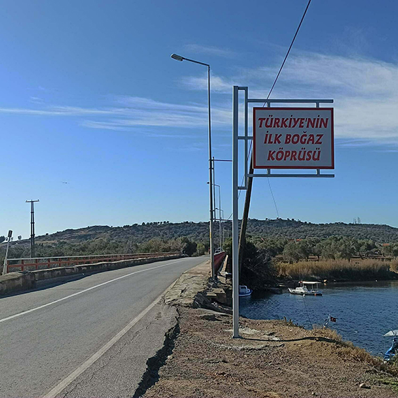 Cunda Köprüsü yıkılma tehlikesiyle karşı karşıya