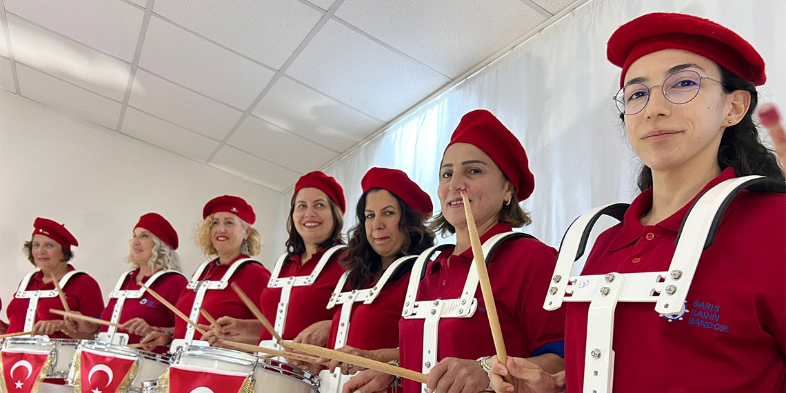 Barış Kadın Bando Takımı 100'üncü yıl coşkusuna önderlik etti