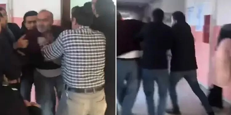 2 öğretmen, öğrencinin yakınları tarafından dövüldü