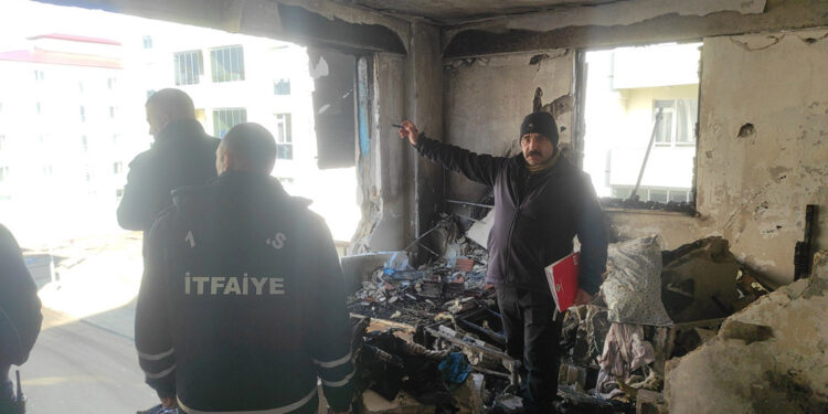 6 kişinin yaralandığı patlamada, 14 daire hasar gördü