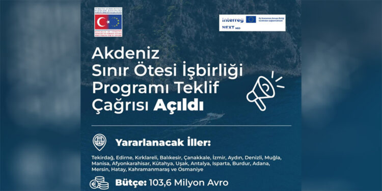 AB Akdeniz Havzası Programı ile 21 ilde proje geliştirilebilecek