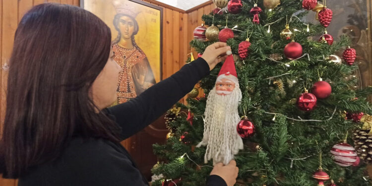 Aziz Corc Rum Ortodoks Kilisesi'nde Noel hazırlıkları