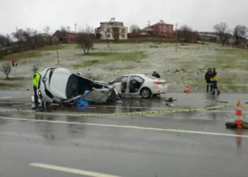 Bingöl'de otomobiller çarpıştı: 1 ölü, 4 yaralı