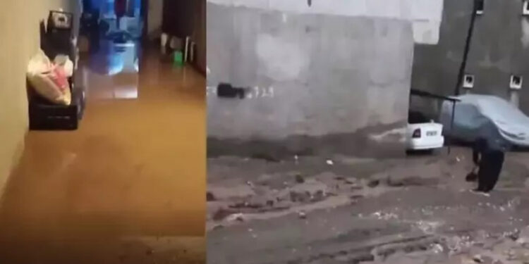 Diyarbakır'da sağanak; cadde ve sokaklar suyla doldu