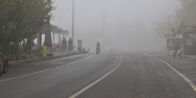 Diyarbakır'da sis etkili oldu
