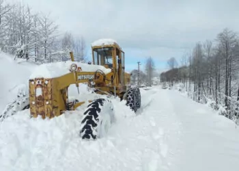 Doğu karadeniz'de kar; 367 köy yolu kapandı