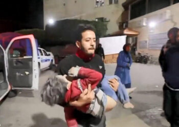 Dün gece Gazze'ye düzenlenen saldırı kamerada