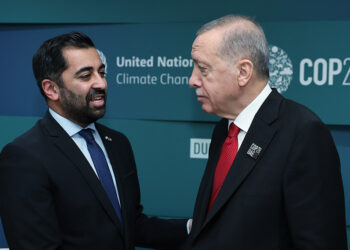 Erdoğan, İskoçya Başbakanı Yusuf’la bir araya geldi