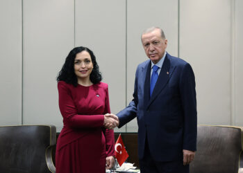 Erdoğan, Kosova Cumhurbaşkanı ile görüştü  