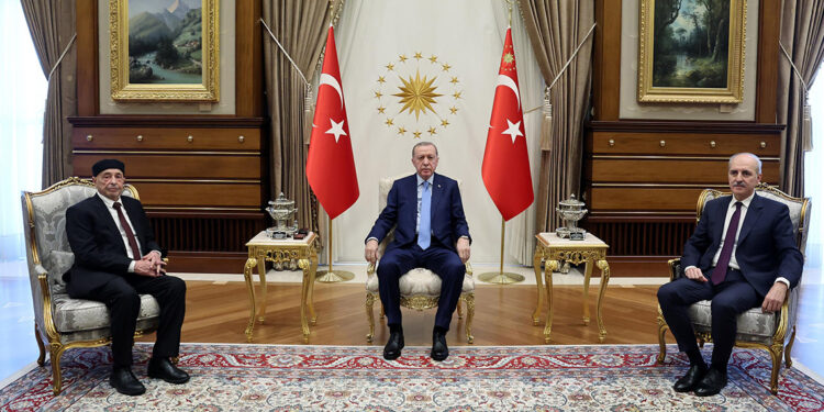Erdoğan, Libya Temsilciler Meclisi Başkanı ile görüştü