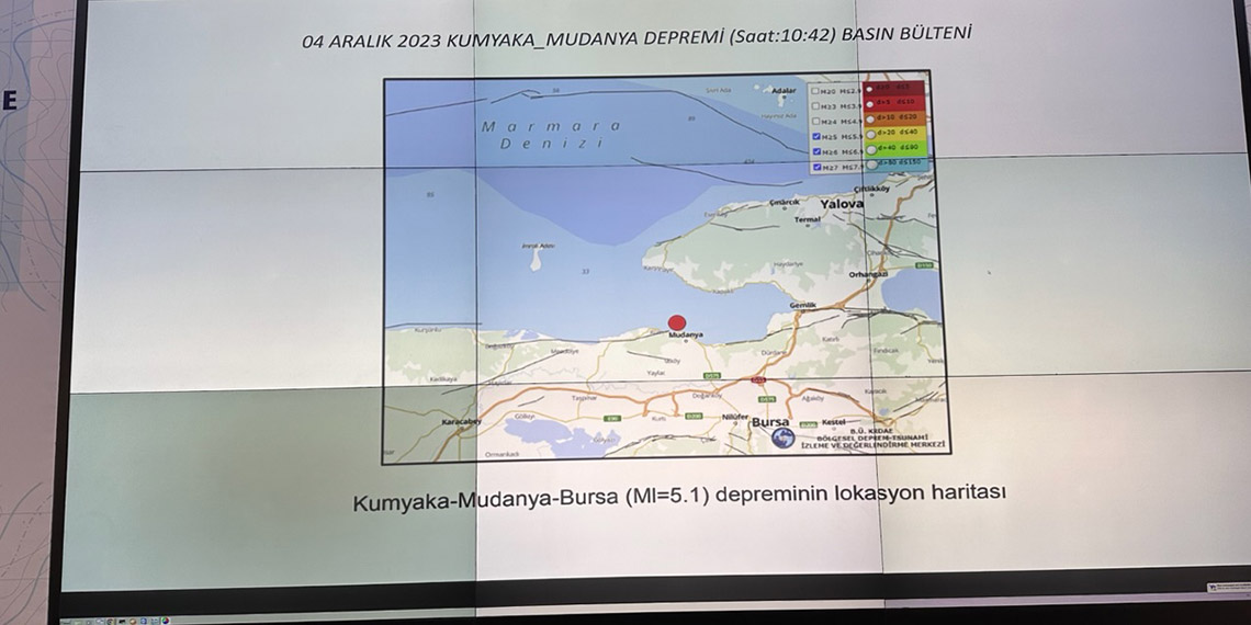 Bursa Gemlik merkezli deprem sonrasında Prof. Dr. Haluk Özener ile Doç. Dr. Doğan Kalafat açıklama yaptı.