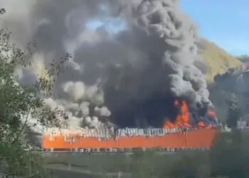Giresun’da balık fabrikasında yangın