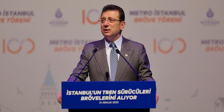 İmamoğlu, 'Tren Sürücüleri Eğitim Programı'nda konuştu