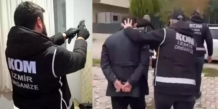 İzmir merkezli 'Kafes 18' operasyonunda 6 tutuklama