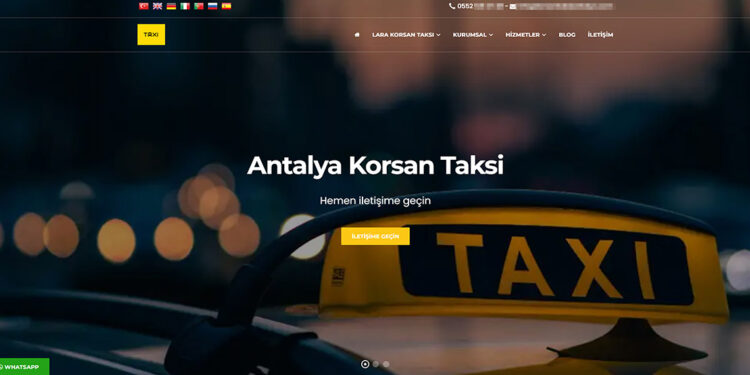 Korsan taksicilerden 7 dil seçenekli hizmet