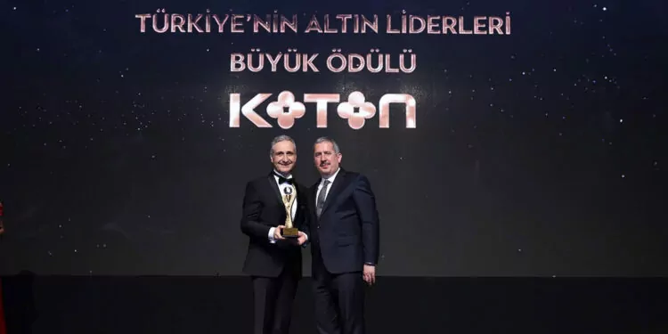 Koton, ‘türkiye'nin altın liderleri büyük ödülü’nü aldı