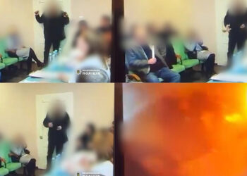 Köy meclisinde 3 adet el bombası patlattı
