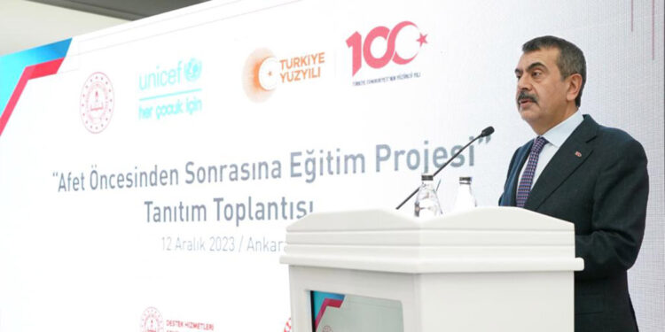 MEB'DEN 'Afet Öncesinden Sonrasına Eğitim' projesi