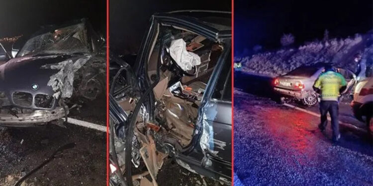 Nevşehir'de 2 otomobil çarpıştı; 4'ü ağır 8 yaralı