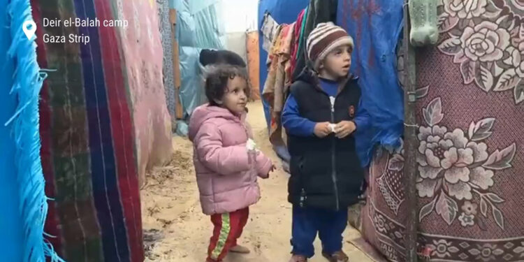 Şiddetli yağışlar, Gazze'deki yaşam şartlarını ağırlaştırdı