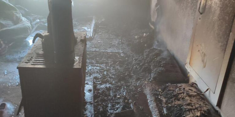 Sobaya benzin döken anne çıkan yangında öldü