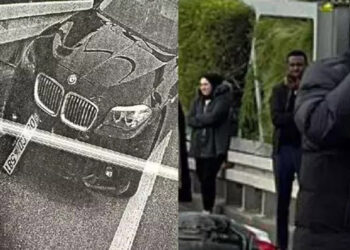 Somali Cumhurbaşkanını oğlunun olay yerindeki görüntüleri