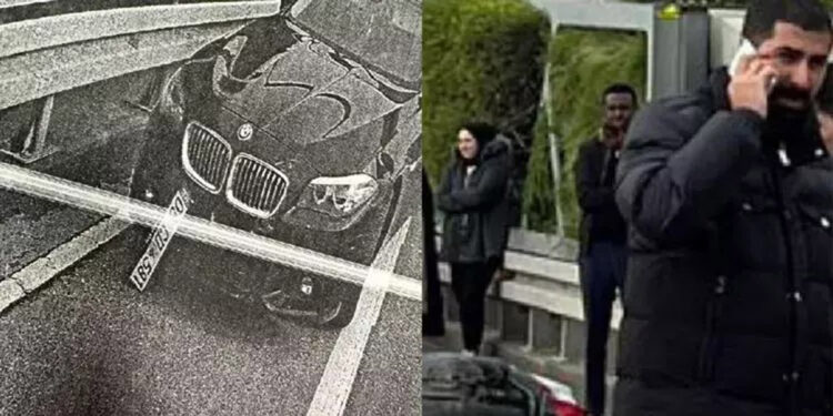 Somali Cumhurbaşkanını oğlunun olay yerindeki görüntüleri