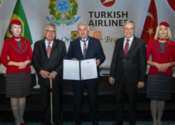 THY Genel Müdürü Ekşi'ye Brezilya Devlet Nişanı verildi