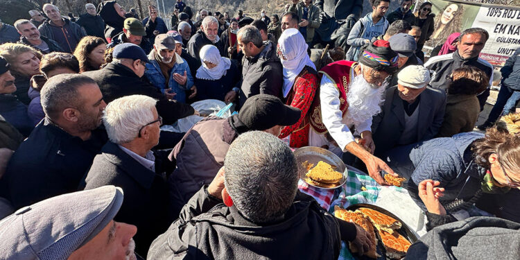 Tunceli’de yeni yıl, ‘Gağan’ geleneğiyle kutlandı