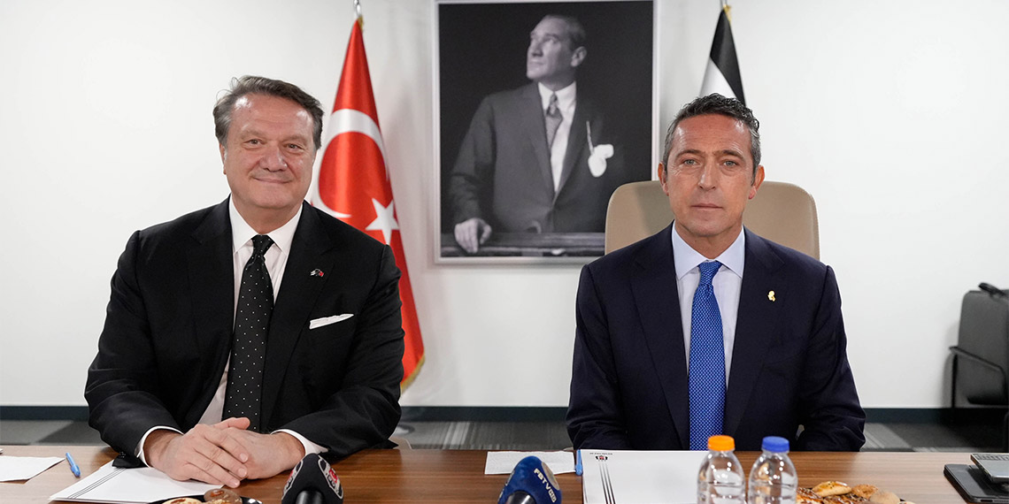 Ali Koç ve yönetim kurulu üyeleri Hasan Arat'ı ziyaret etti